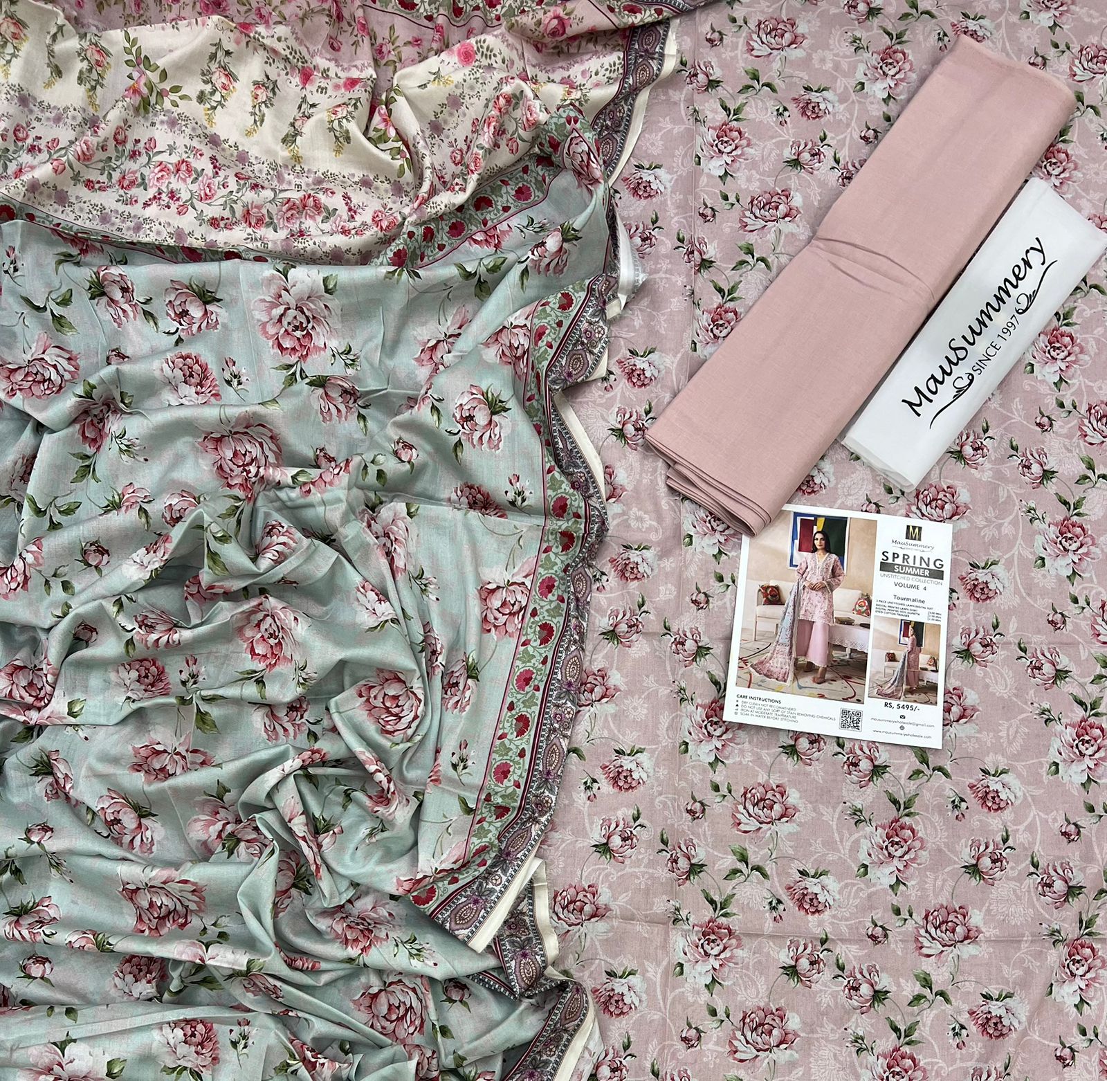 MauSummary Lawn 3PC - Unstitched