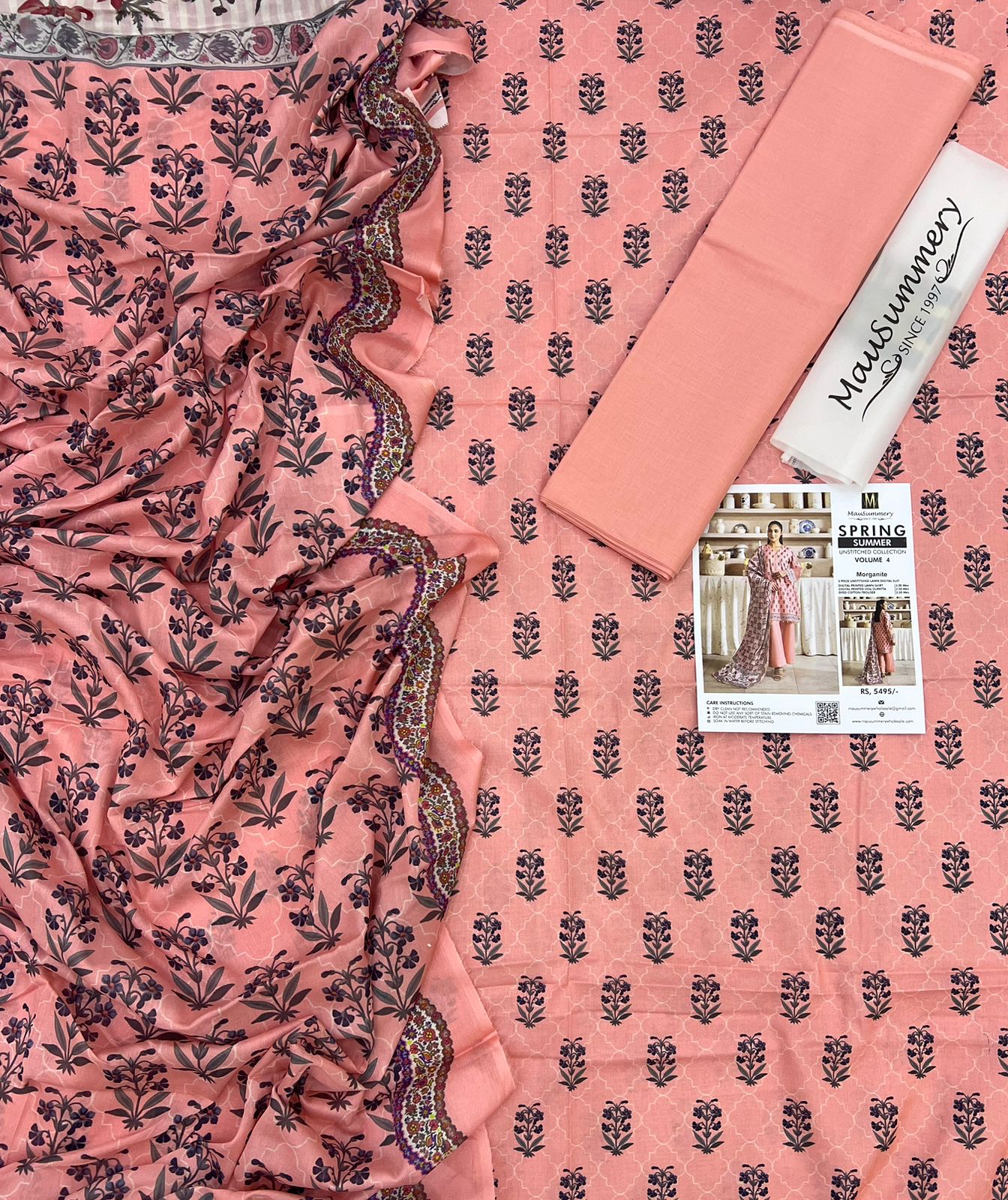 MauSummary Lawn 3PC - Unstitched