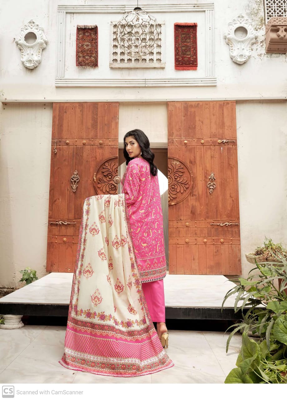 Motifz Desire Lawn 3PC - Unstitched