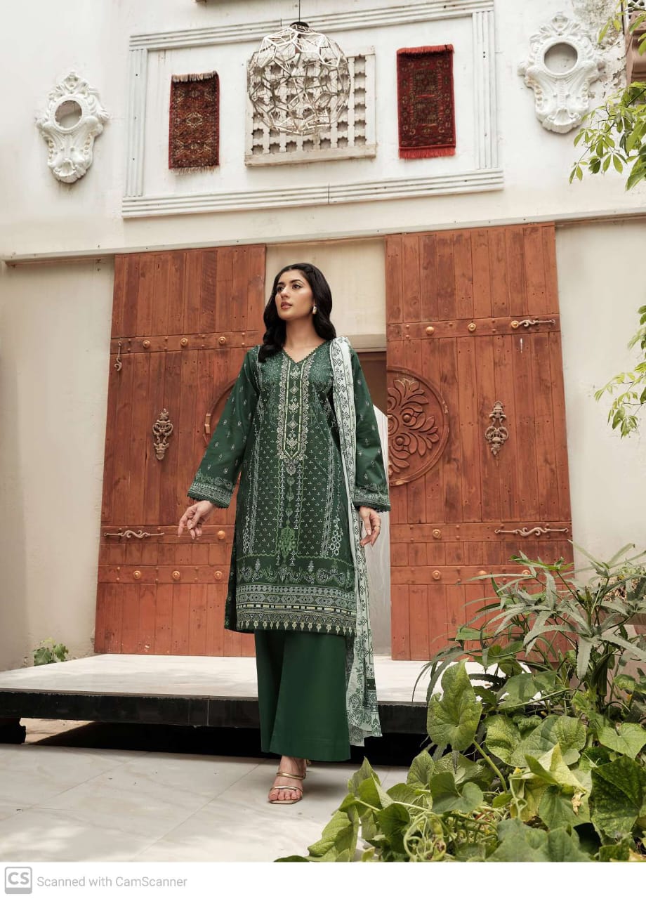 Motifz Desire Lawn 3PC - Unstitched