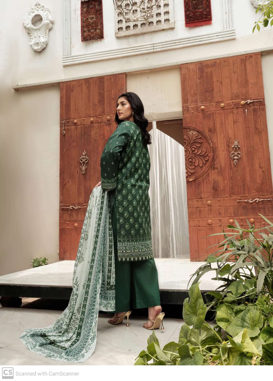 Motifz Desire Lawn 3PC - Unstitched