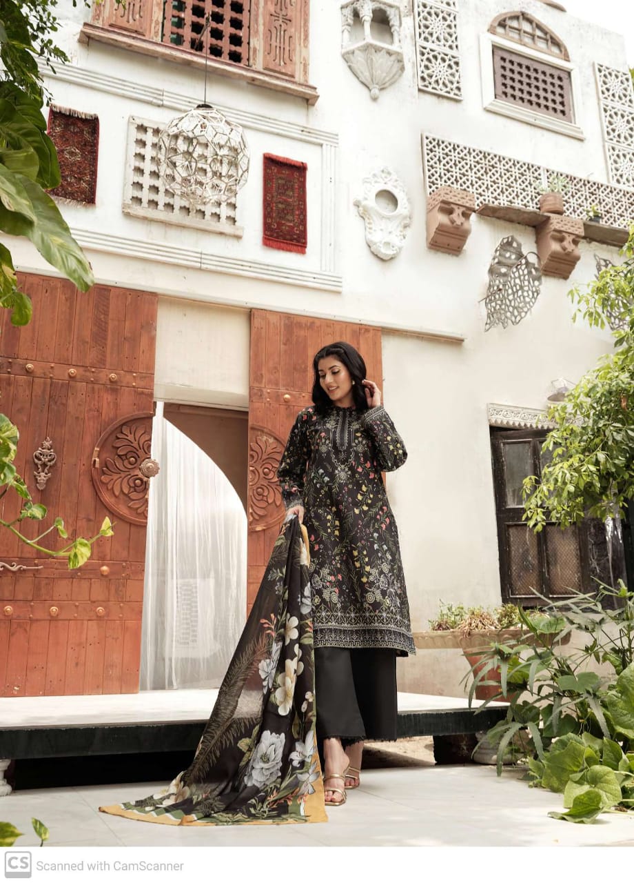 Motifz Desire Lawn 3PC - Unstitched