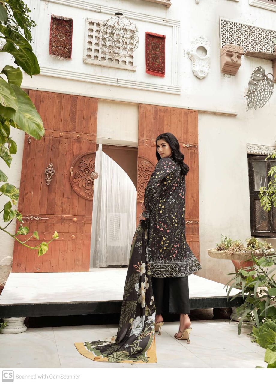 Motifz Desire Lawn 3PC - Unstitched